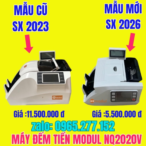 Máy đếm tiền mẫu mới 2026